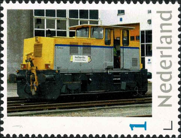 year=2019, Dutch personalised stamp with Dutch loco